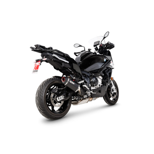 Scorpion Exhaust BMW S 1000 XR 2020 - 2024 Serket Parallel Slip-on Black Ceramic Coated Sleeve